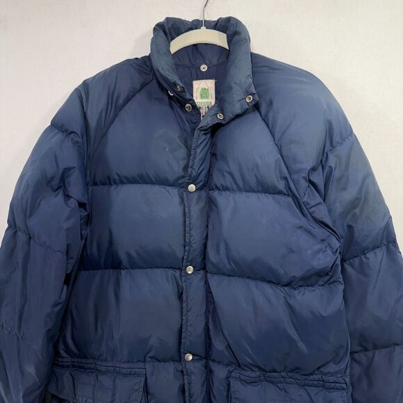 Vintage Sierra Designs Down Puffer Jacket Men S Blue Outdoor Active Hiking - Picture 4 of 16